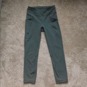Green lululemon 7/8 Pants